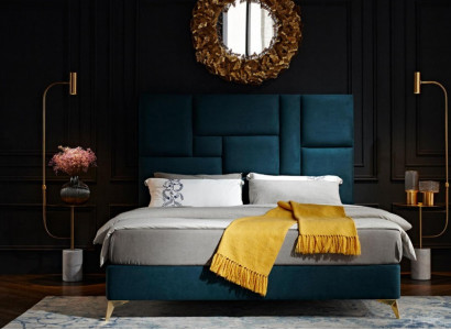 Design bed 180x200cm double bed bed marriage bed design luxury luxury upholstered bed new
